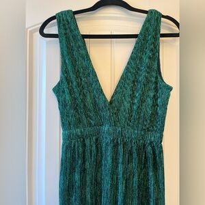 Lulu's Teal and Emerald Dress